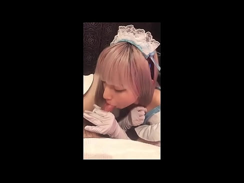 ❤️ Japanese Idol [mayuka], French maid costume, part 1, blowjob and jerk off with lotion ❤ Porn video sa amin
